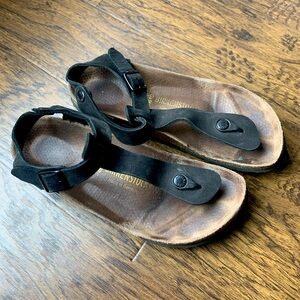 Women’s Birkenstock Sandals - Black, Size 9 (39)